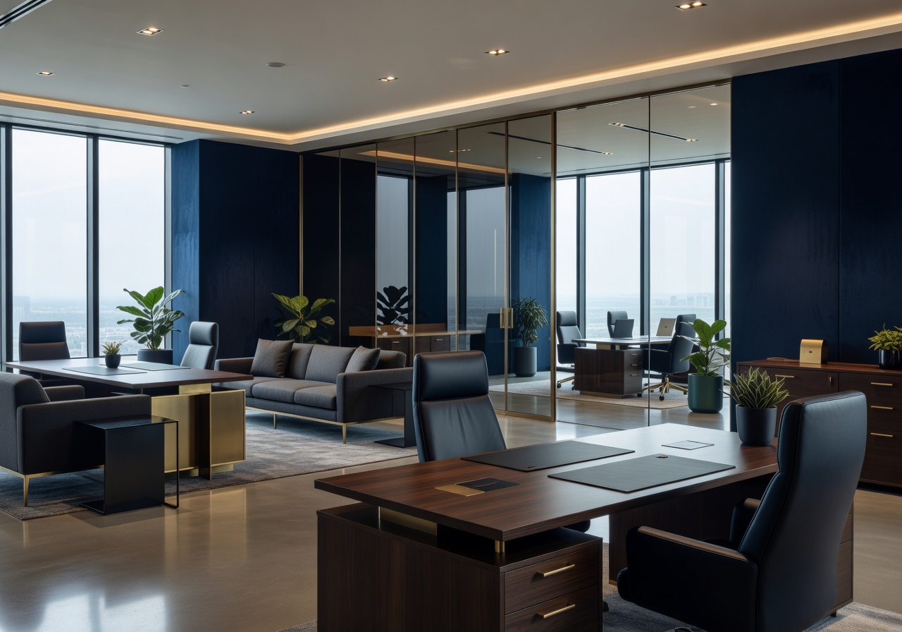 High end commercial office design